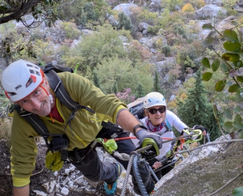 Der Salagoni Schlucht entstiegen