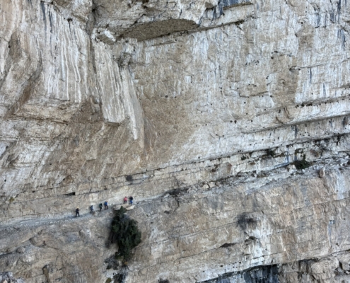 Suchbild mit Gruppe auf dem Sega Steig